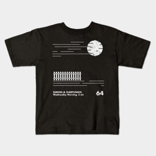 Simon & Garfunkel / Wednesday Morning 3am / Minimalist Design Kids T-Shirt